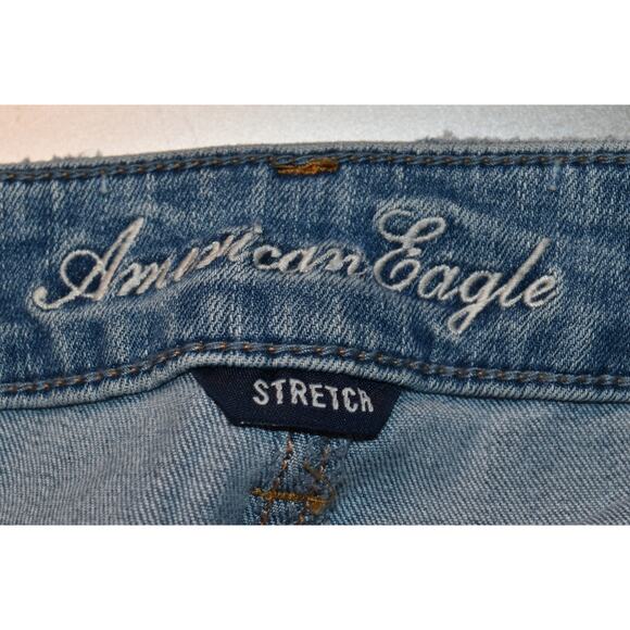 American Eagle Outfitters Jeggings Women's 6 Long Leggings Distressed Jeans - Picture 9 of 12